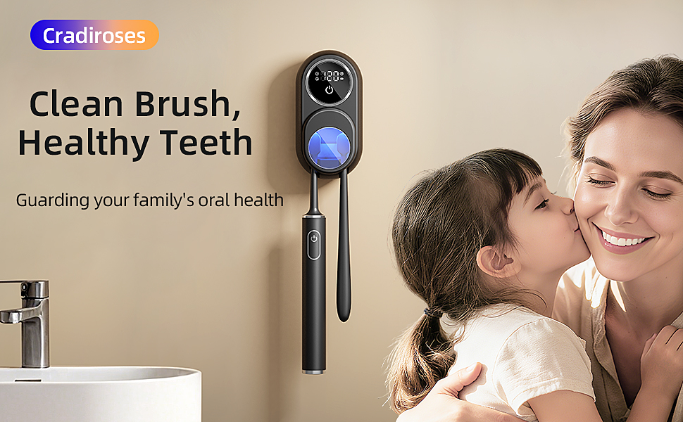 Family Oral Health Toothbrush Sanitizer