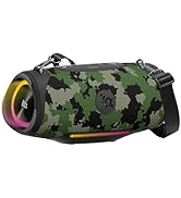 TAZATA Portable Bluetooth Speaker 80W RMS,120W Peak Loud Subwoofer Wireless Stereo with HD Sound,...