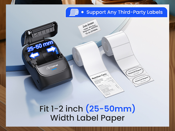 CLABEL Label Maker Machine with Tape