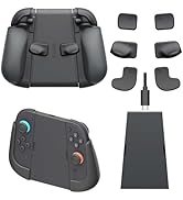 IFYOO NexGrip 3 Set GL/GR Back Buttons, Charing Stand and Grip for Nintendo Switch 2 Joycons, Hol...