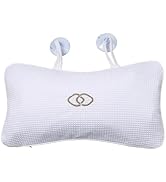 YUET Anti-Slip Non-Slip Bathtub Pillow Home Spa Bath Inflatable Cushion Head Neck Back Shoulders ...