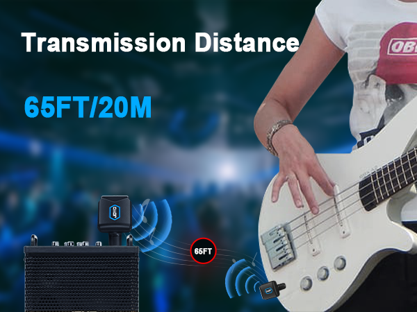 5.8Ghz Wireless Guitar Transmitter Receiver