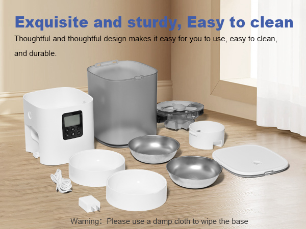 automatic cat feeder , exquisite and sturdy, easy to clean