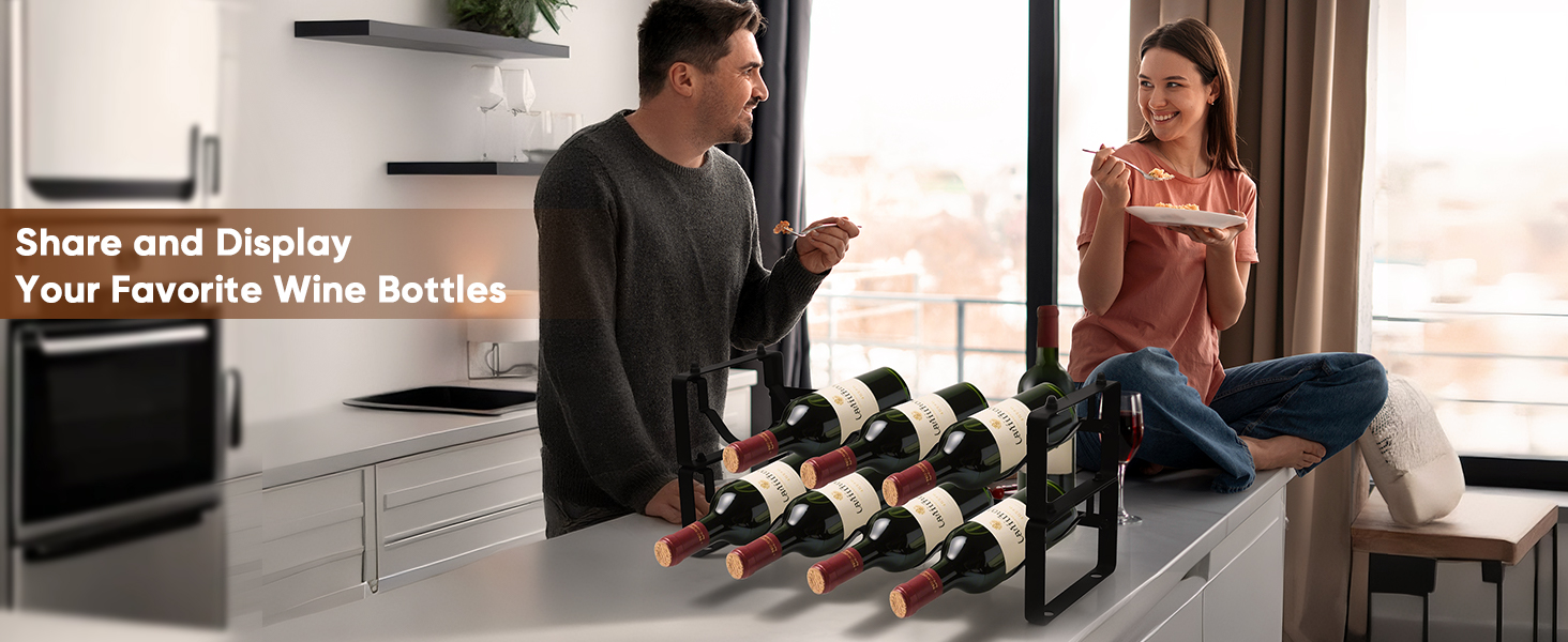 Tabletop wine rack