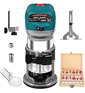 Dobetter Plunge Base For Compact Router, Aluminum Plunge Router Bracket Compatible with 65mm Diam...