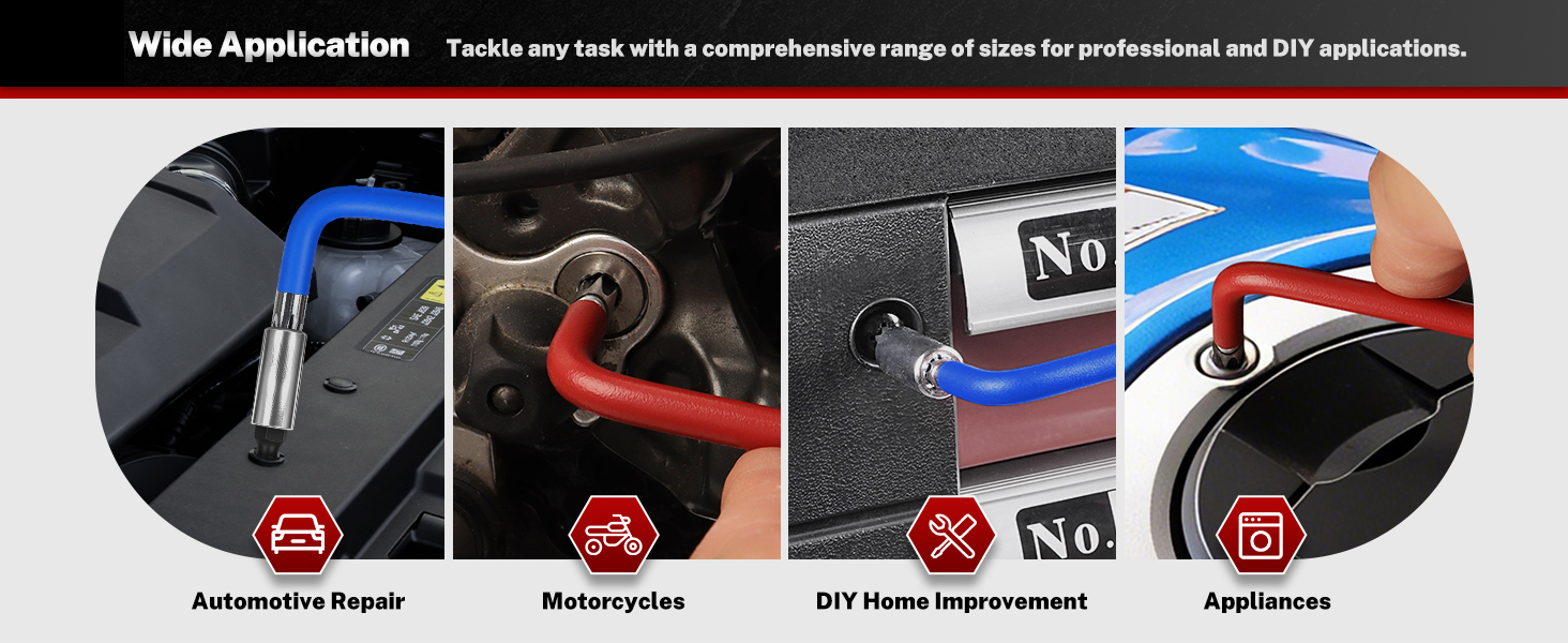 magnetic trox key wrench set