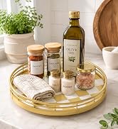 gold lazy susan