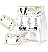 What's Your Rapper Name Game Cards, Birthday Game Supplies, 1 Rapper Name Game Double Sided Sign,...