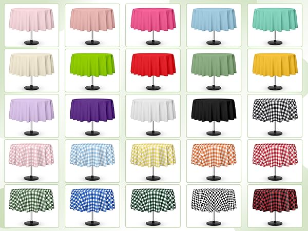 Plastic Table Cloths for Parties Disposable