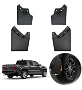 Hiseanllo Mud Flaps Compatible with Toyota Tacoma 2024, No Drilling Front and Rear Mud Guards 4PC...