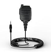 Retevis Walkie Talkie Speaker Mic, IP54 Waterproof Shoulder Mic, Compatible with RB48 RB48Plus RB...
