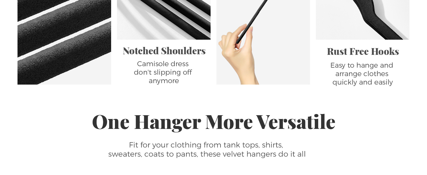 velvet hangers