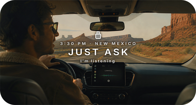 CarPlay wireless adapter lets drivers ask for maps, music, and calls hands-free.