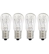 Appliance Clear Light WE05X20431 Dryer Drum Replacement Bulbs,120V/10W/E12,Dryer Light Bulb Compa...