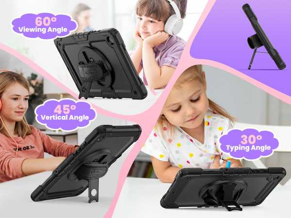 SEYMAC stock case for Tablet with 360° rotating Stand