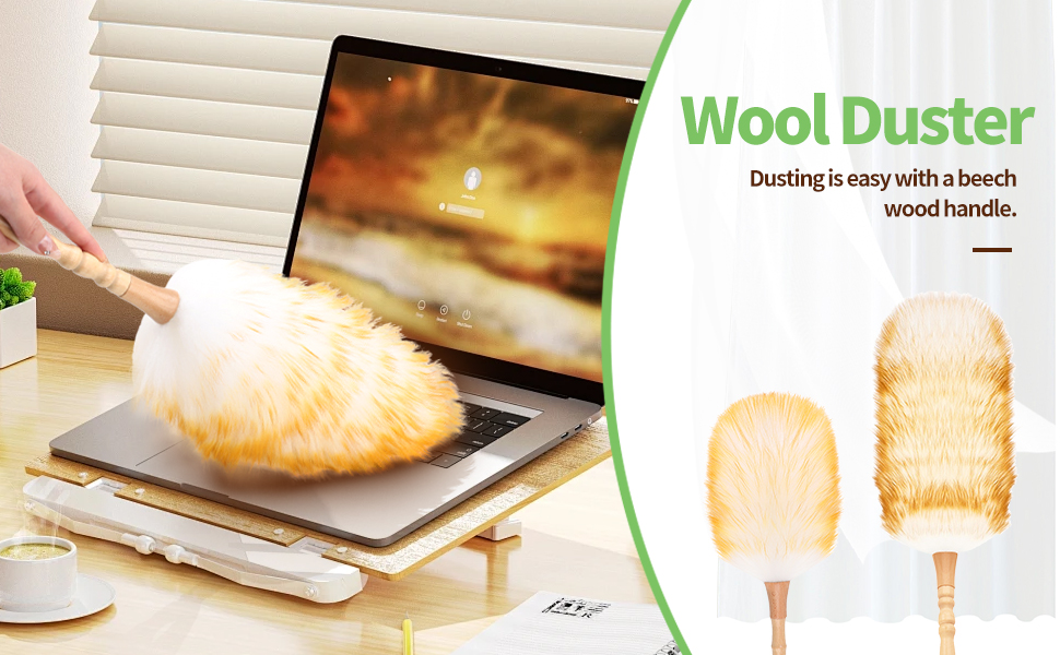 lambs wool duster