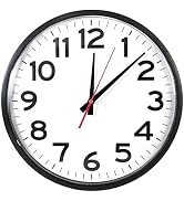 Ultimate Wall Clock |10 Inch | Quartz | Kitchen | Office | Bedroom | Study | Classic | Indoor/Out...
