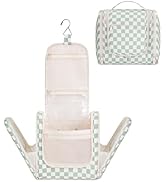 Narwey Hanging Toiletry Bag for Women Travel Makeup Bag Organizer Toiletries Bag for Cosmetics Es...