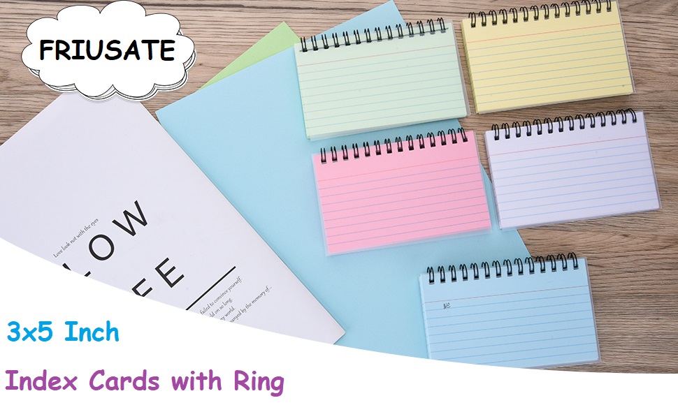 Index Cards with Ring