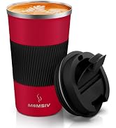 MOMSIV 17oz Travel Mug, Insulated Coffee Cup with Leakproof Lid, Vacuum Stainless Steel Double Wa...