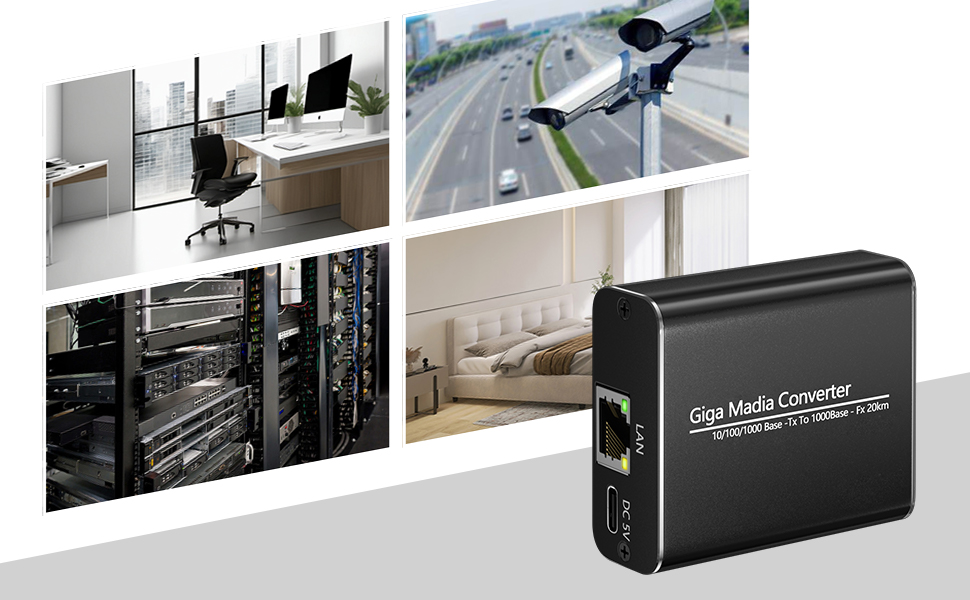 Gigabit Fiber Media Converter