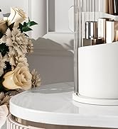 rotating makeup brush holder