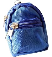 Labriciyon 1Pc Blue Mini Doll Backpack School Bag Model Dollhouse School Accessory for 1/6 Scale ...
