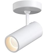 Opulux 9W LED Dimmable Ceiling Spotlight Indoor - Adjustable Surface Accent Lamp for Corridor, Li...