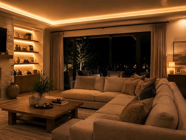 modern living room lighting