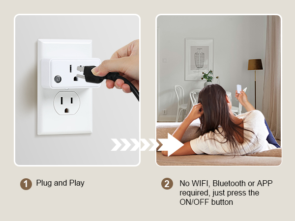outlet remote control wireless
