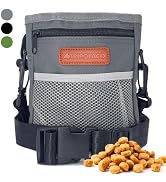 TRIPOLACO Dog Treat Pouch - Sturdy Treat Pouches for Pet Training W/Multi-Pockets, Built-In Poop ...