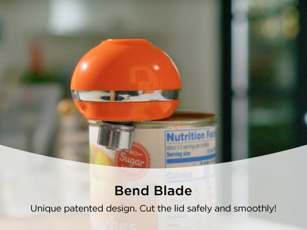 Bend blade kitchen mama can opener cordless can opener efffortless mini can opener hands free