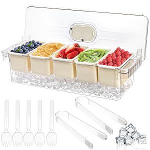 chilled garnish tray