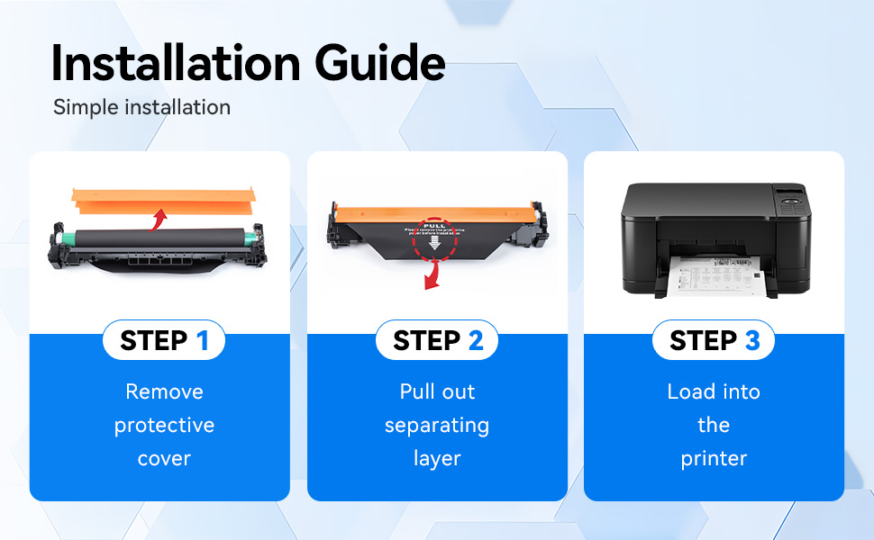 High quality toner provide you stable and reliable printing experience
