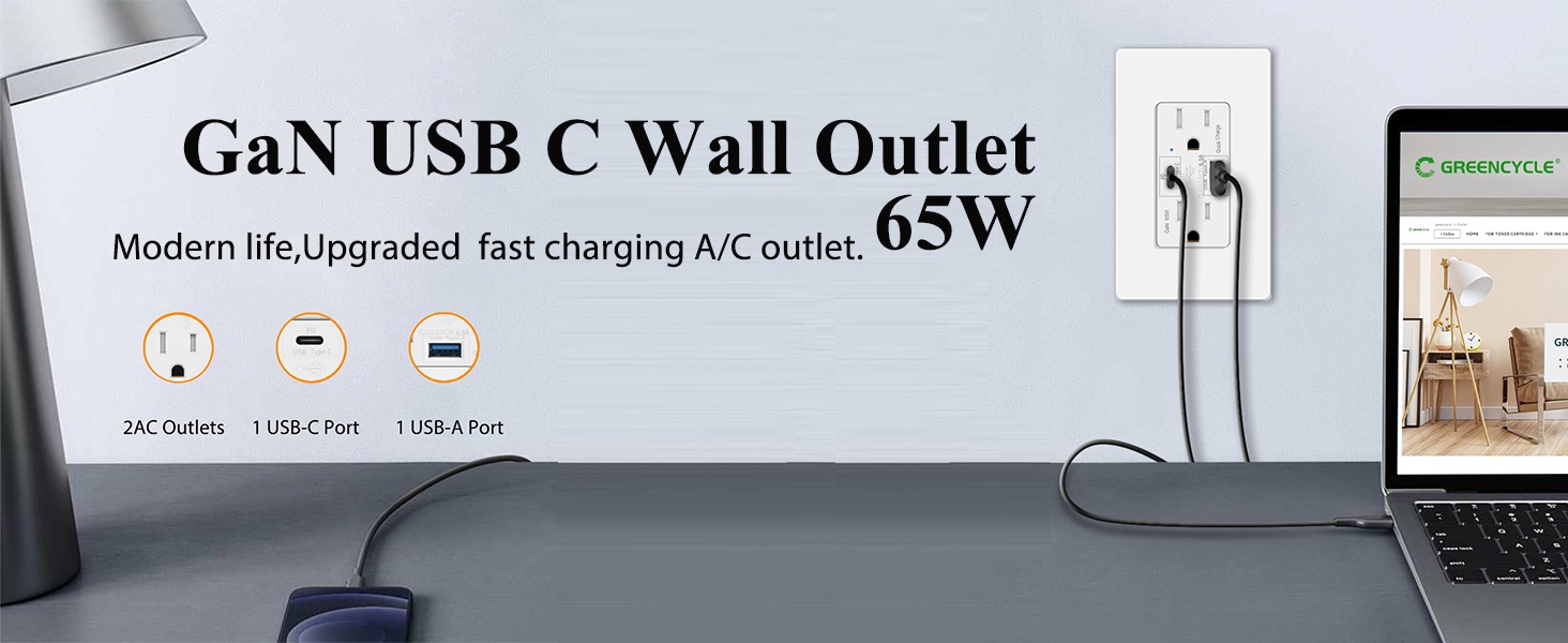 pd usb type c outlet