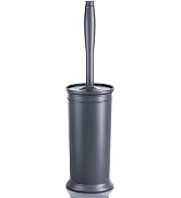 UPTRONIC Toilet Brush, Toilet Bowl Brush with Extra Long Handle Durable Bristles Toilet Scrubber ...