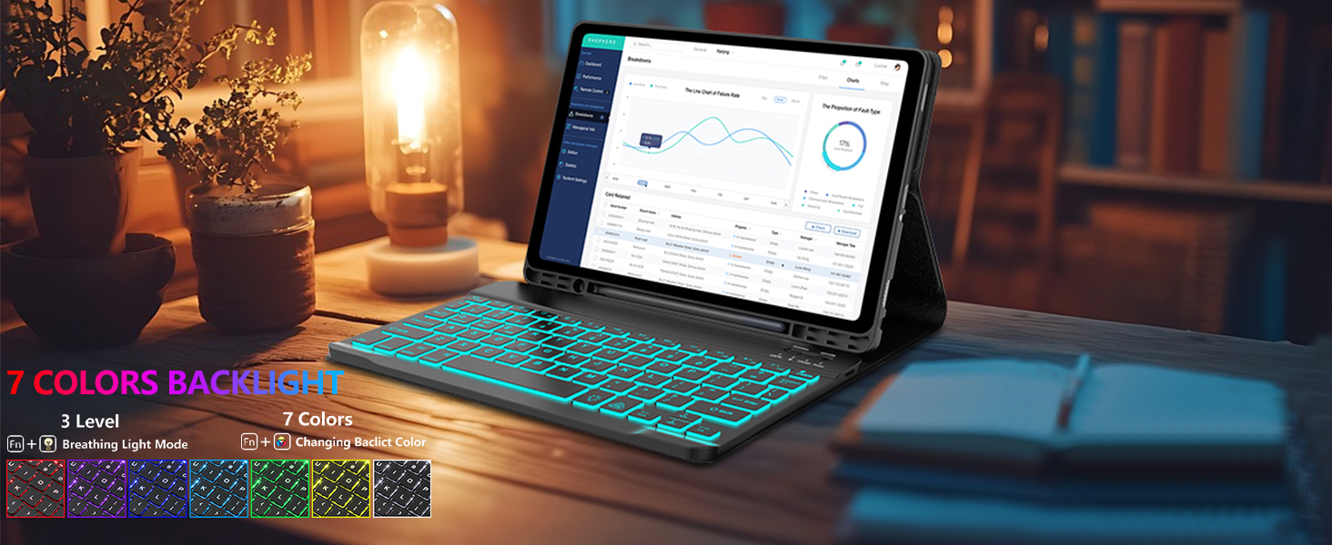 Keyboard Case for Samsung Galaxy Tab A9 Plus, samsung a9 plus tab case keyboard