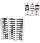 Sanfurney 36 Slots Ink Pad Holder and Stamp Pad Storage Organizer for Stampin Up or Ranger Ink Pa...