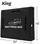Mattress Bags for Moving and Storage, BETU Waterproof Mattress Protector King Mattress Cover with...