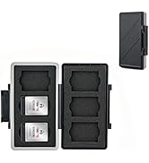 XQD Cfexpress Type B Card Holder, Water-Resistant Shockproof, XQD Cfexpress Type B Card Case Stor...