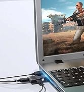 VGA to HDMI Adapter Adapter with 3.5mm Audio, VGA Source to HDMI Display Converter, Active Male V...