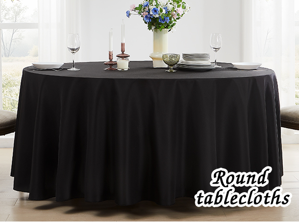 black round Tablecloths