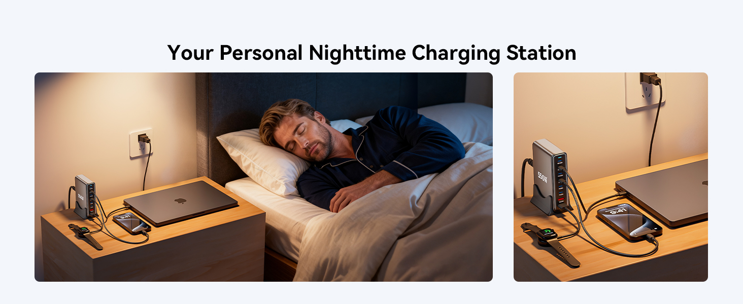 multiple usb charger station