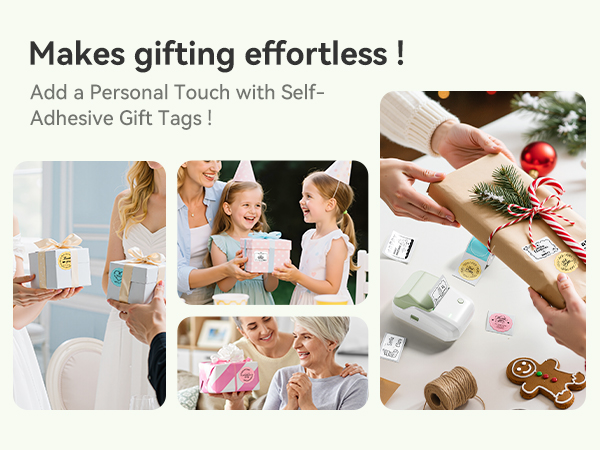 Add a Personal Touch with Self-Adhesive Gift Tags!