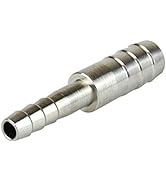 Quickun 1/2" to 5/16" Barb Reducer Hose ID Reducing Barbed Splicer, Round Union Fitting Intersect...