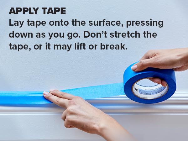 surface prep & tape application steps 2