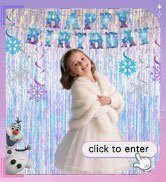 frozen birthday decor
