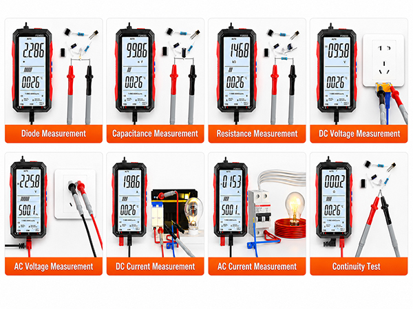 2026 Upgraded FS899L Digital Multimeter