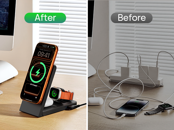 magsafe charging station 3 in 1 apple devices