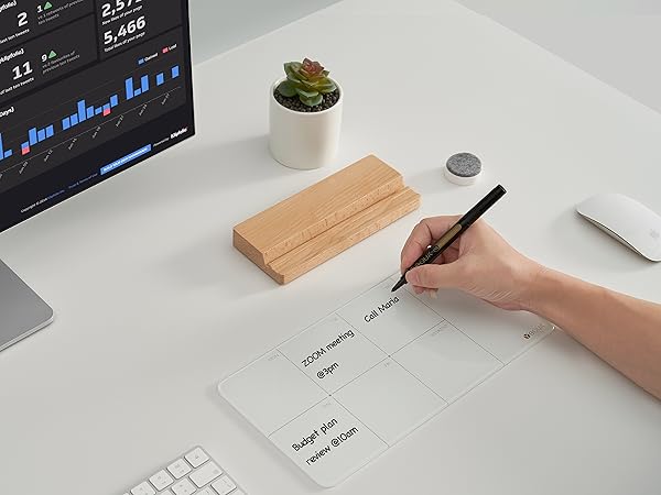 Desk weekly whiteboard, weekly to do planner dry erase for desktop -YX210503